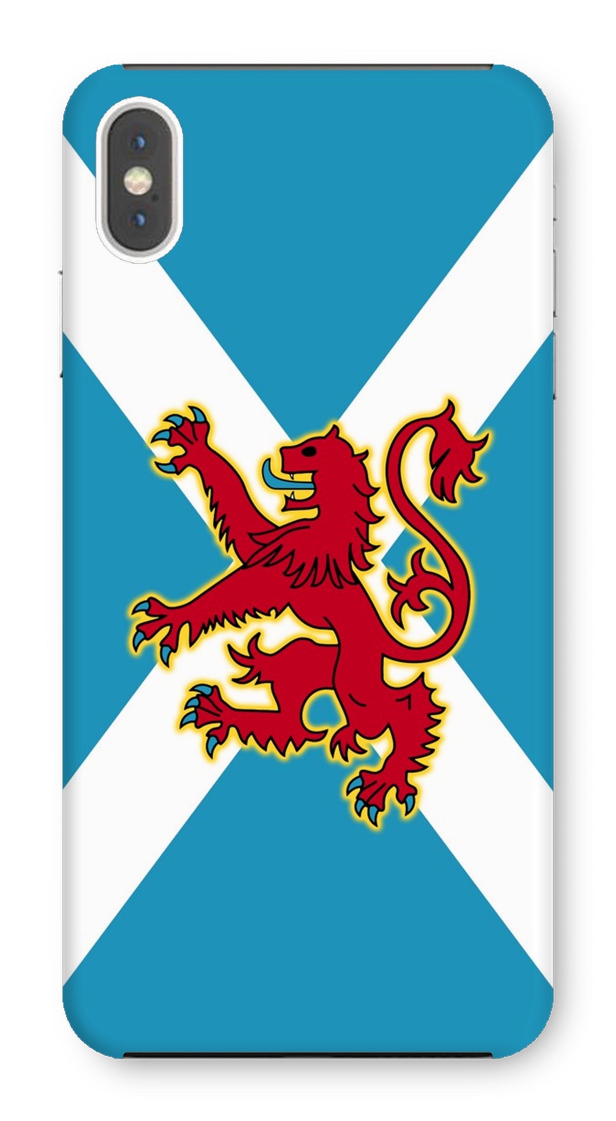 Ancient Azure Scottish Saltire & Lion Rampant ~ Phone Case (collection 1)