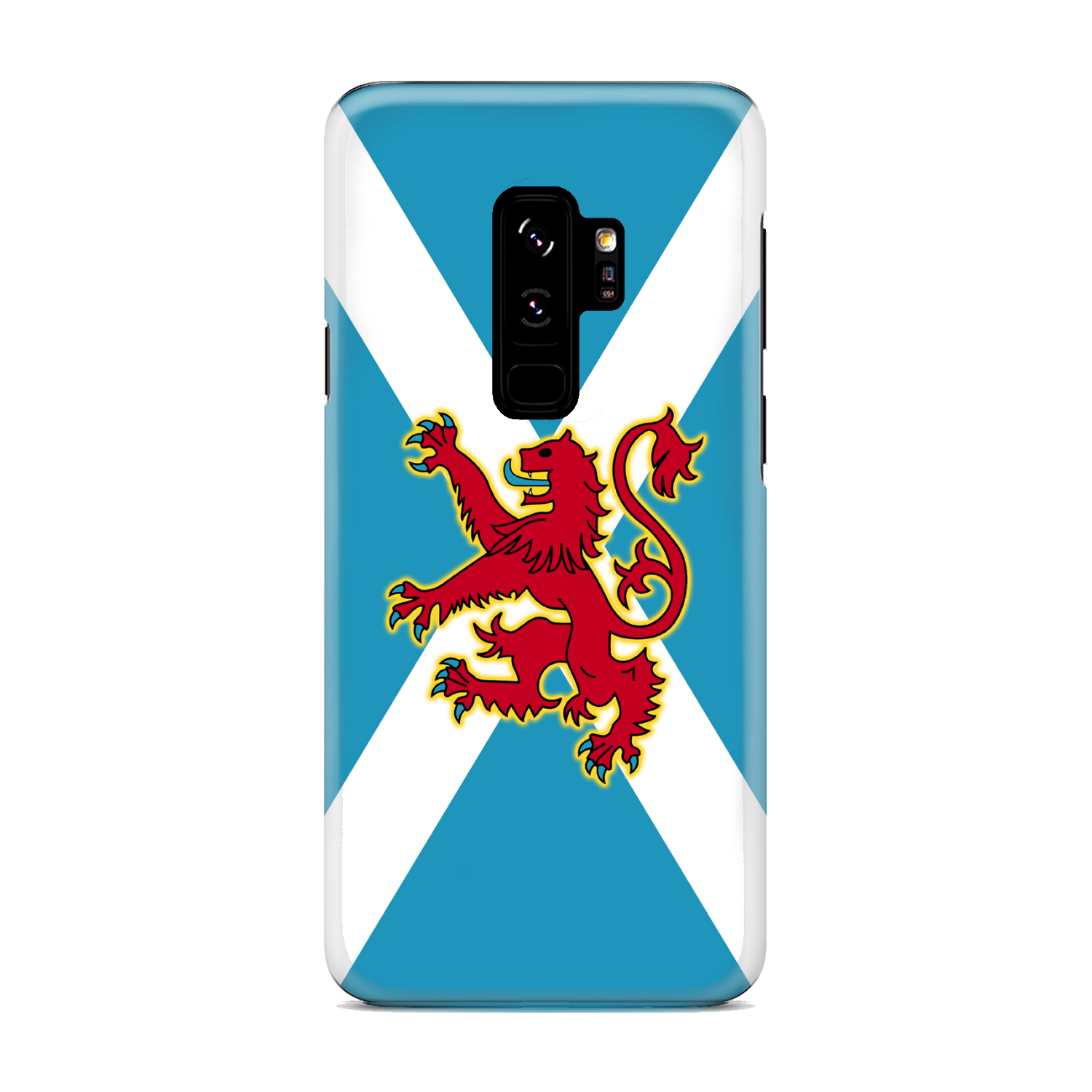 Ancient Azure Scottish Saltire & Lion Rampant ~ Phone Case (collection 4)