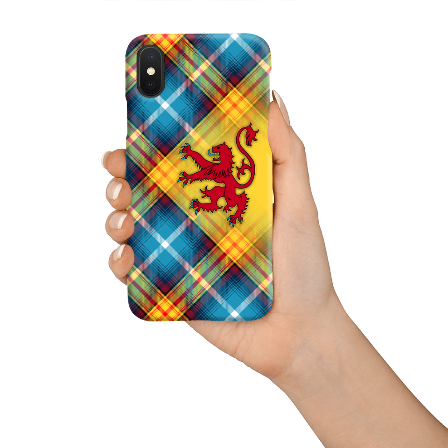 The DECLARATION Tartan ~ Phone Case with Lion Rampant (collection 4)
