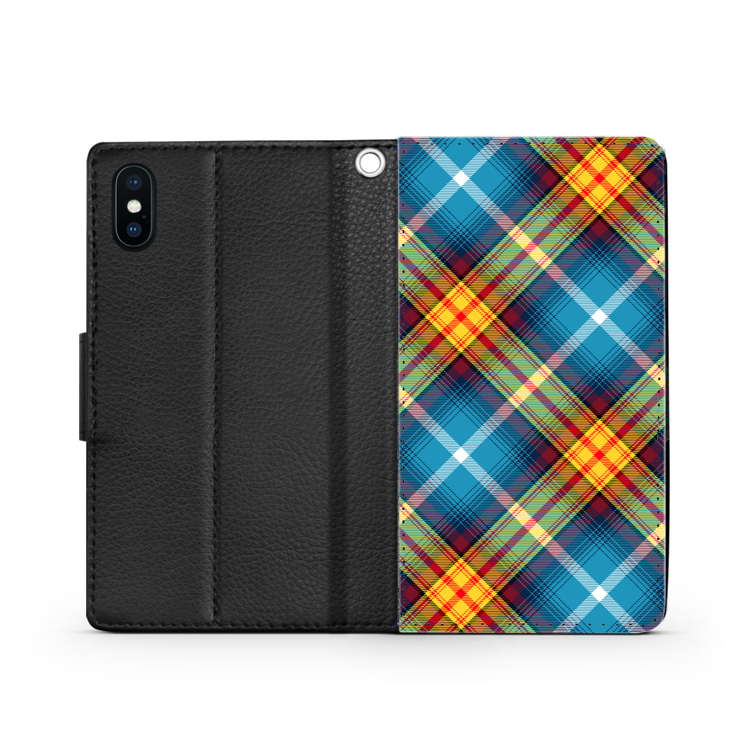 The DECLARATION Tartan ~ Faux Leather Wallet Phone Case