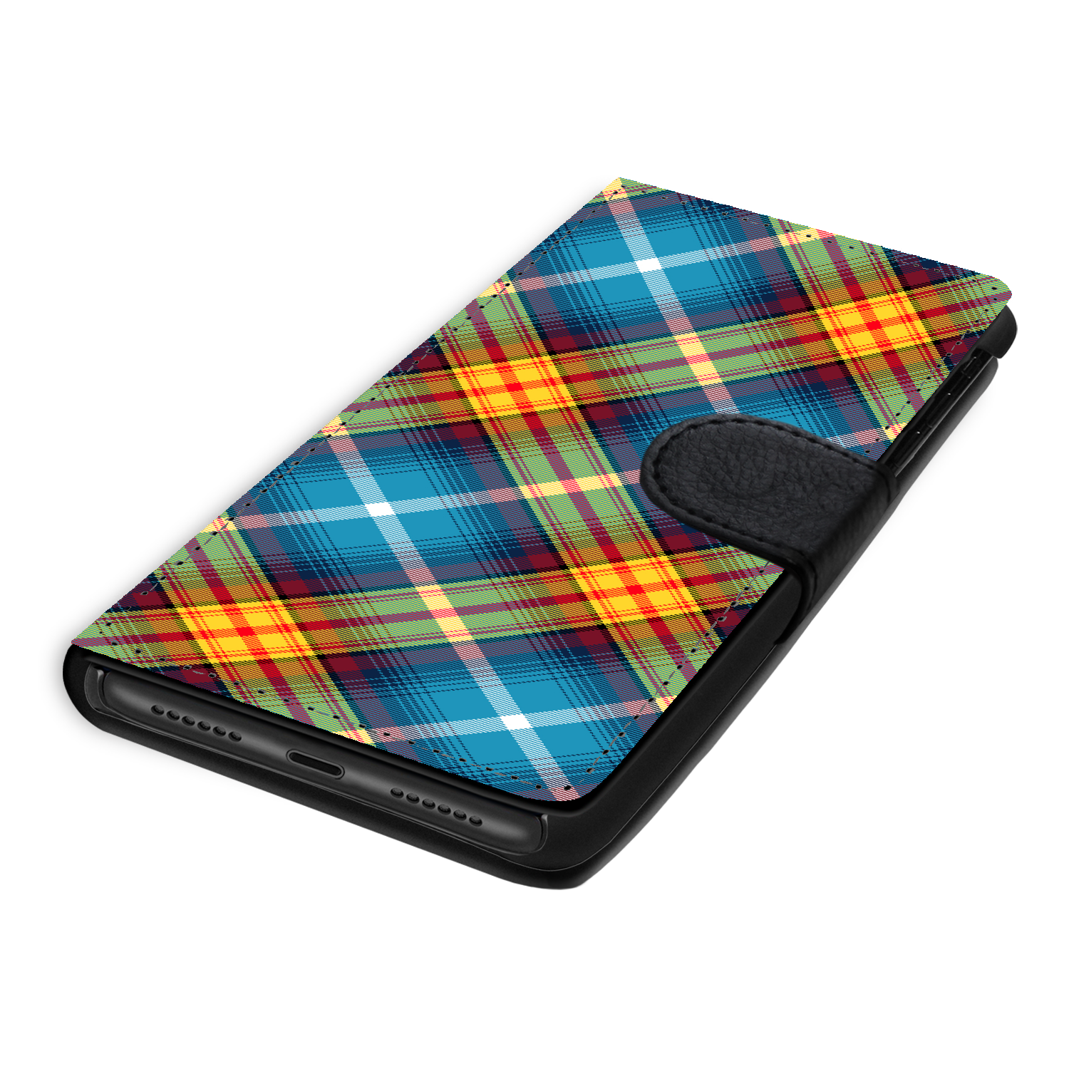 The DECLARATION Tartan ~ Faux Leather Wallet Phone Case