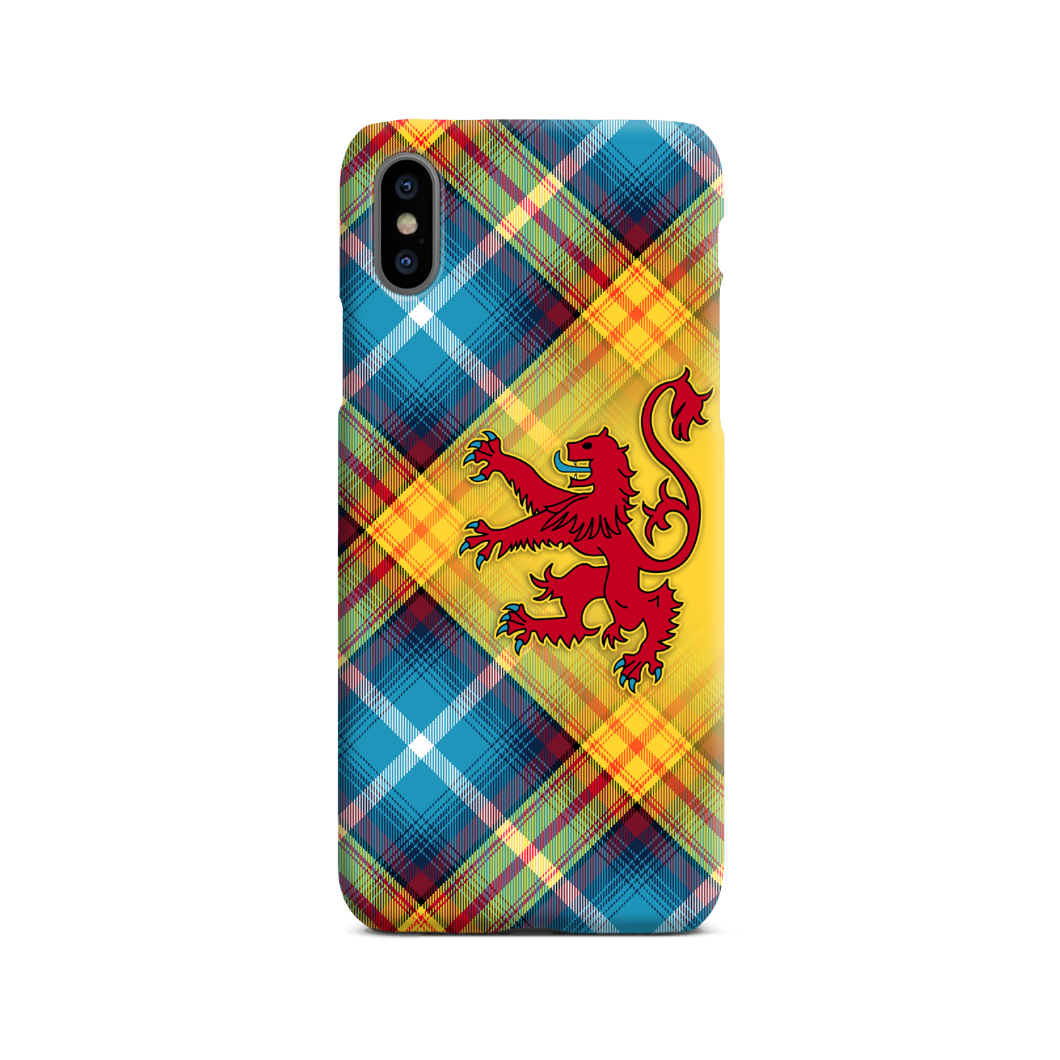 The DECLARATION Tartan ~ Phone Case with Lion Rampant (collection 3)