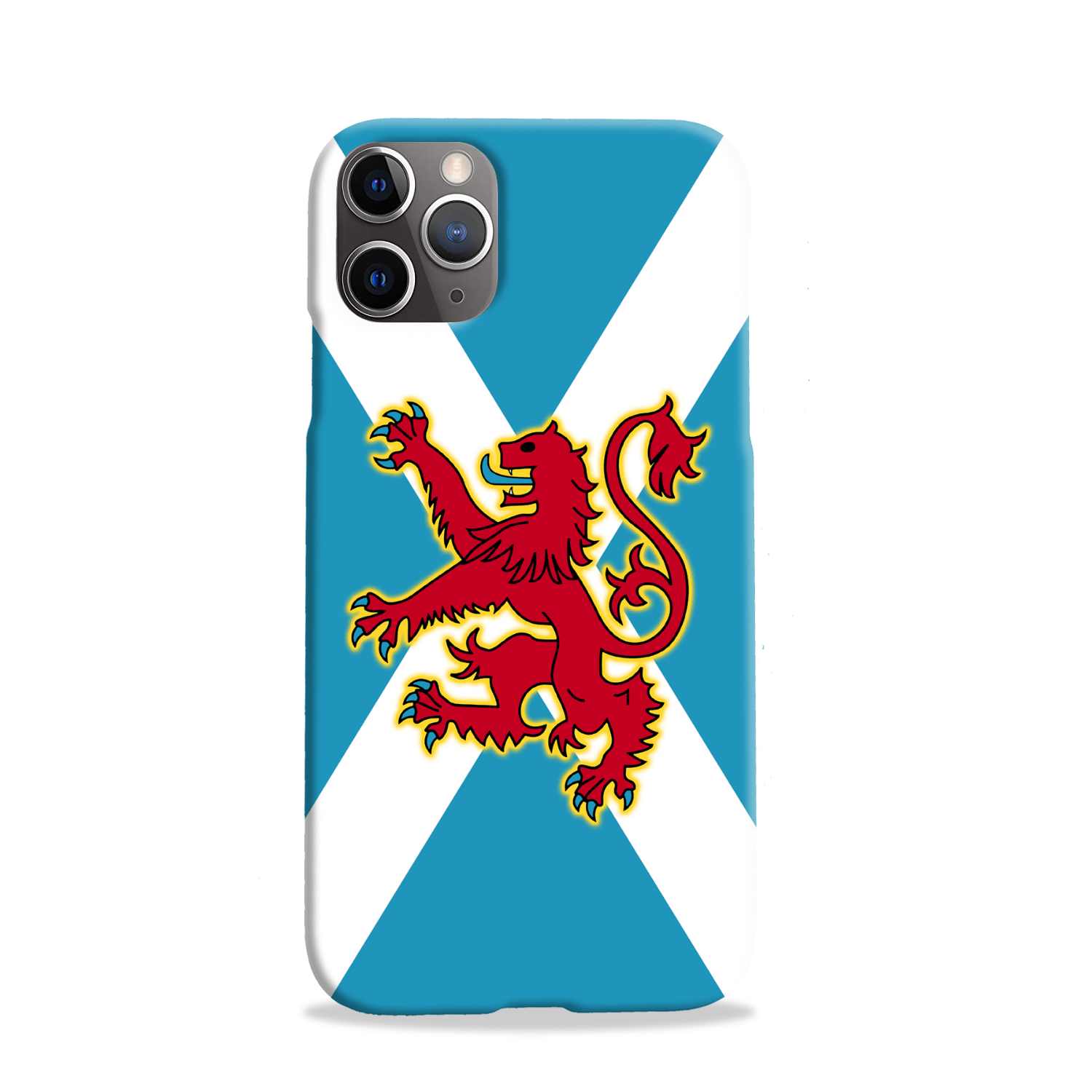 Ancient Azure Scottish Saltire & Lion Rampant ~ Phone Case (collection 3)