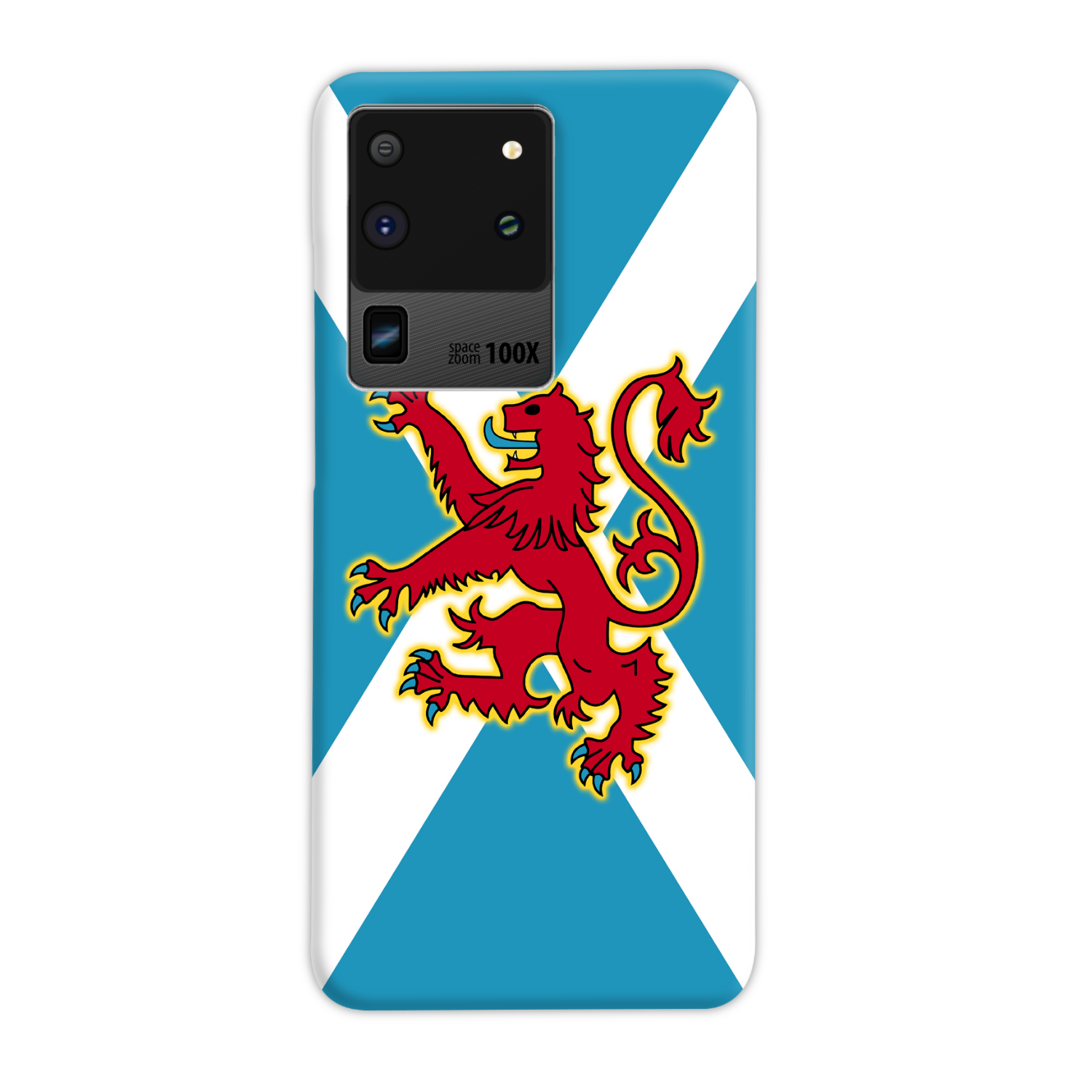 Ancient Azure Scottish Saltire & Lion Rampant ~ Phone Case (collection 3)