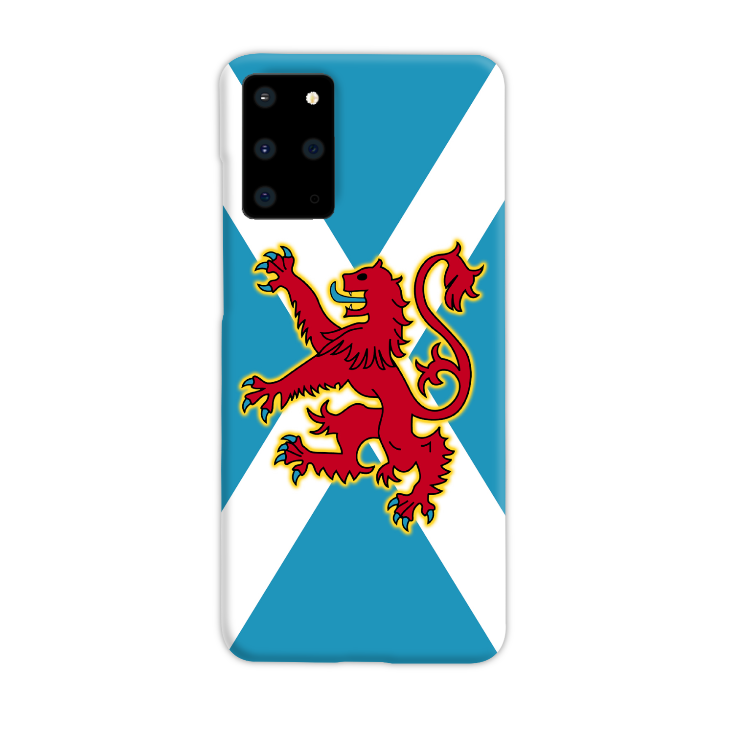 Ancient Azure Scottish Saltire & Lion Rampant ~ Phone Case (collection 3)