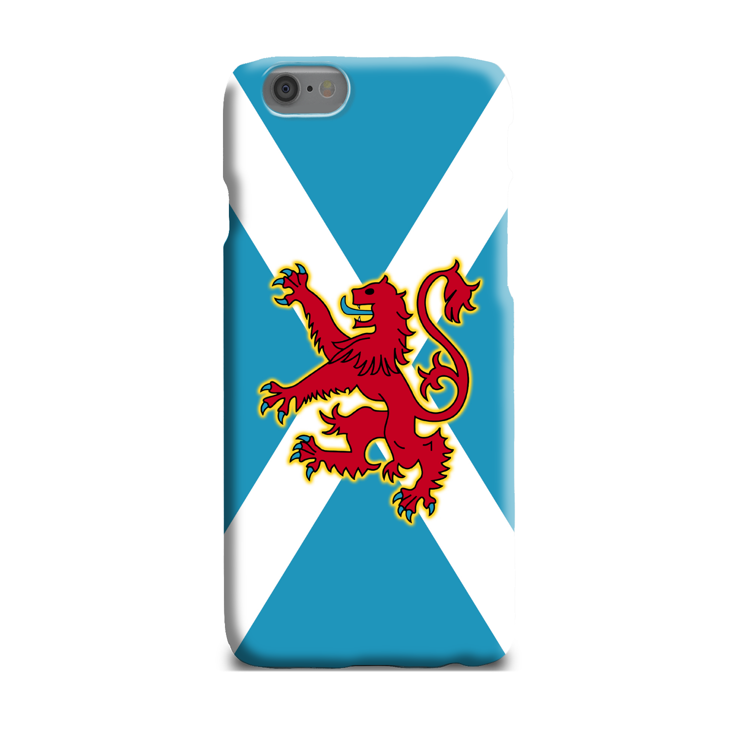 Ancient Azure Scottish Saltire & Lion Rampant ~ Phone Case (collection 3)