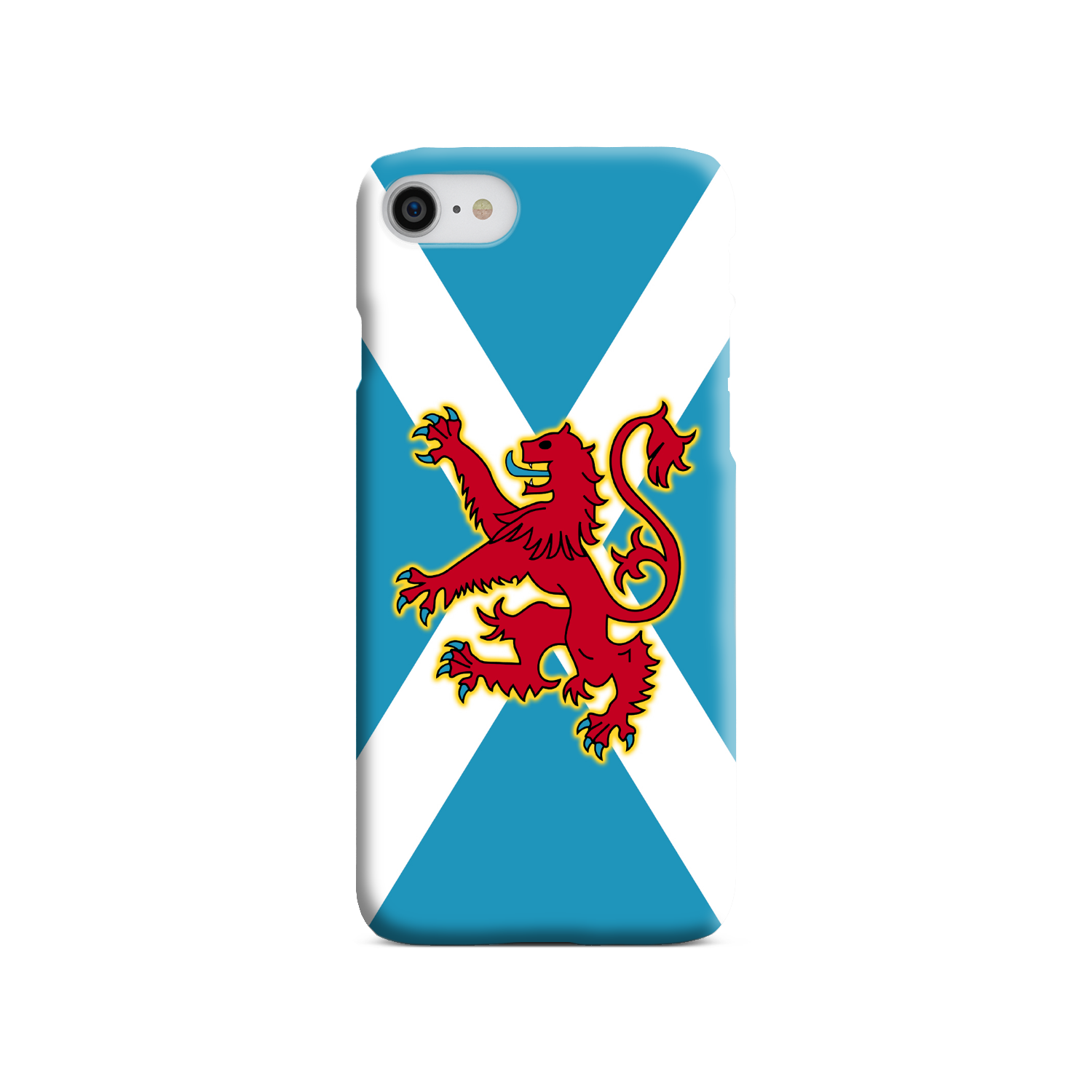 Ancient Azure Scottish Saltire & Lion Rampant ~ Phone Case (collection 3)