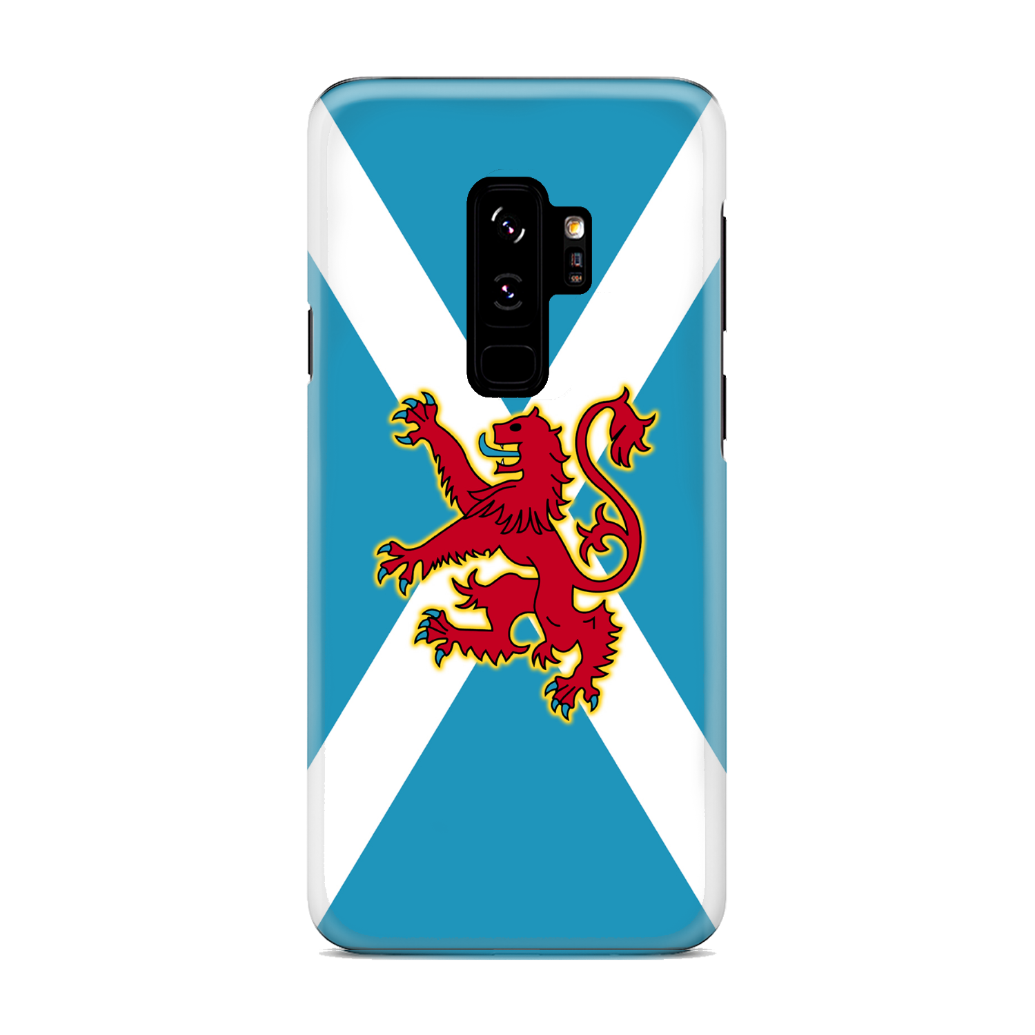 Ancient Azure Scottish Saltire & Lion Rampant ~ Phone Case (collection 4)