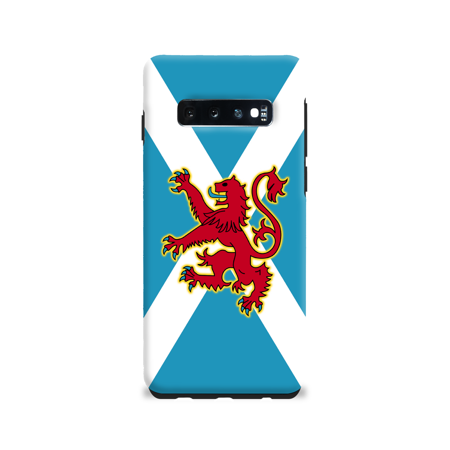 Ancient Azure Scottish Saltire & Lion Rampant ~ Phone Case (collection 4)