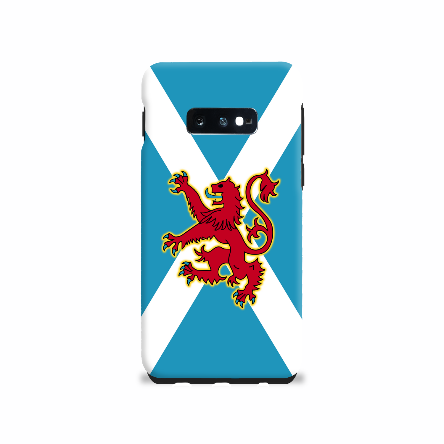Ancient Azure Scottish Saltire & Lion Rampant ~ Phone Case (collection 4)