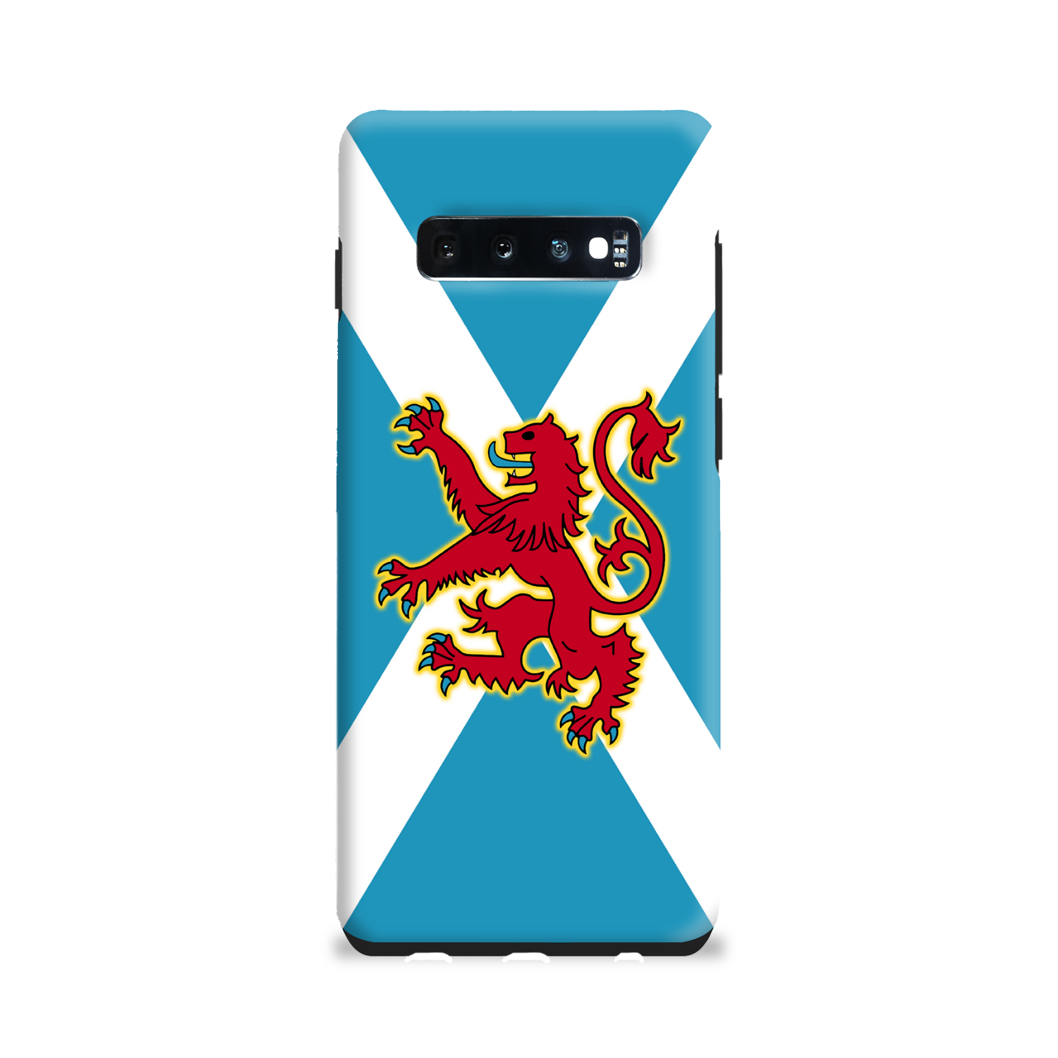 Ancient Azure Scottish Saltire & Lion Rampant ~ Phone Case (collection 4)
