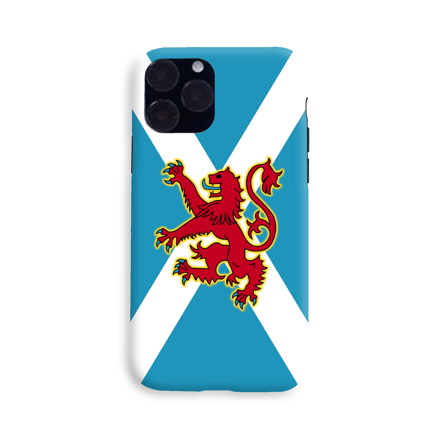 Ancient Azure Scottish Saltire & Lion Rampant ~ Phone Case (collection 4)