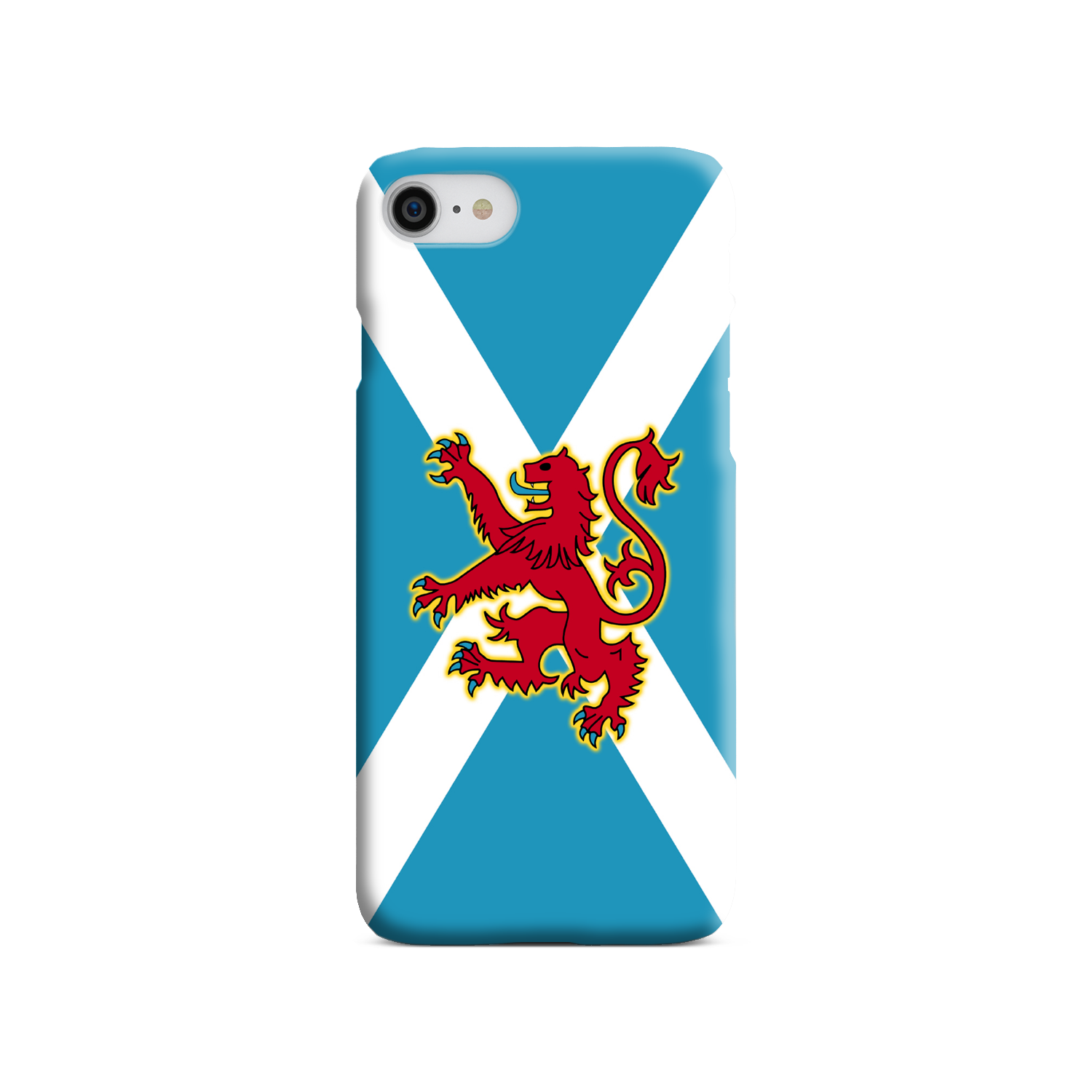 Ancient Azure Scottish Saltire & Lion Rampant ~ Phone Case (collection 4)