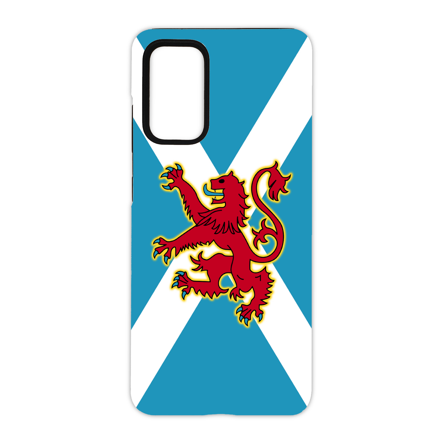Ancient Azure Scottish Saltire & Lion Rampant ~ Phone Case (collection 4)