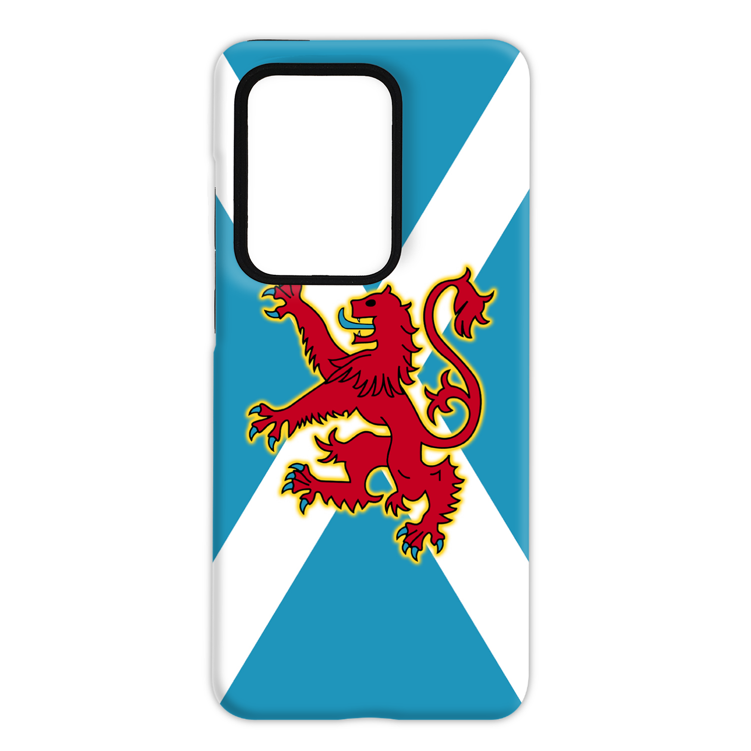 Ancient Azure Scottish Saltire & Lion Rampant ~ Phone Case (collection 4)