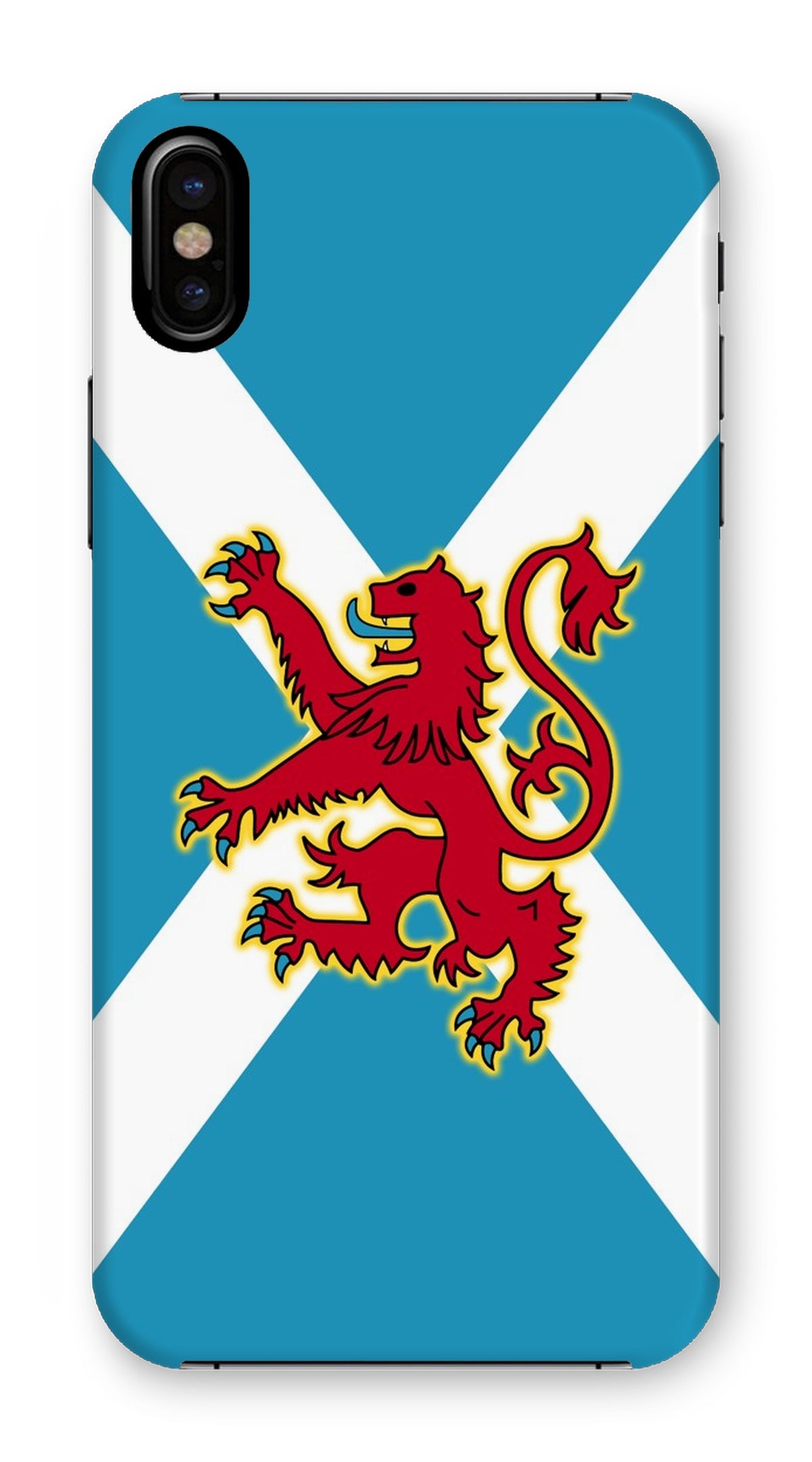 Ancient Azure Scottish Saltire & Lion Rampant ~ Phone Case (collection 2)