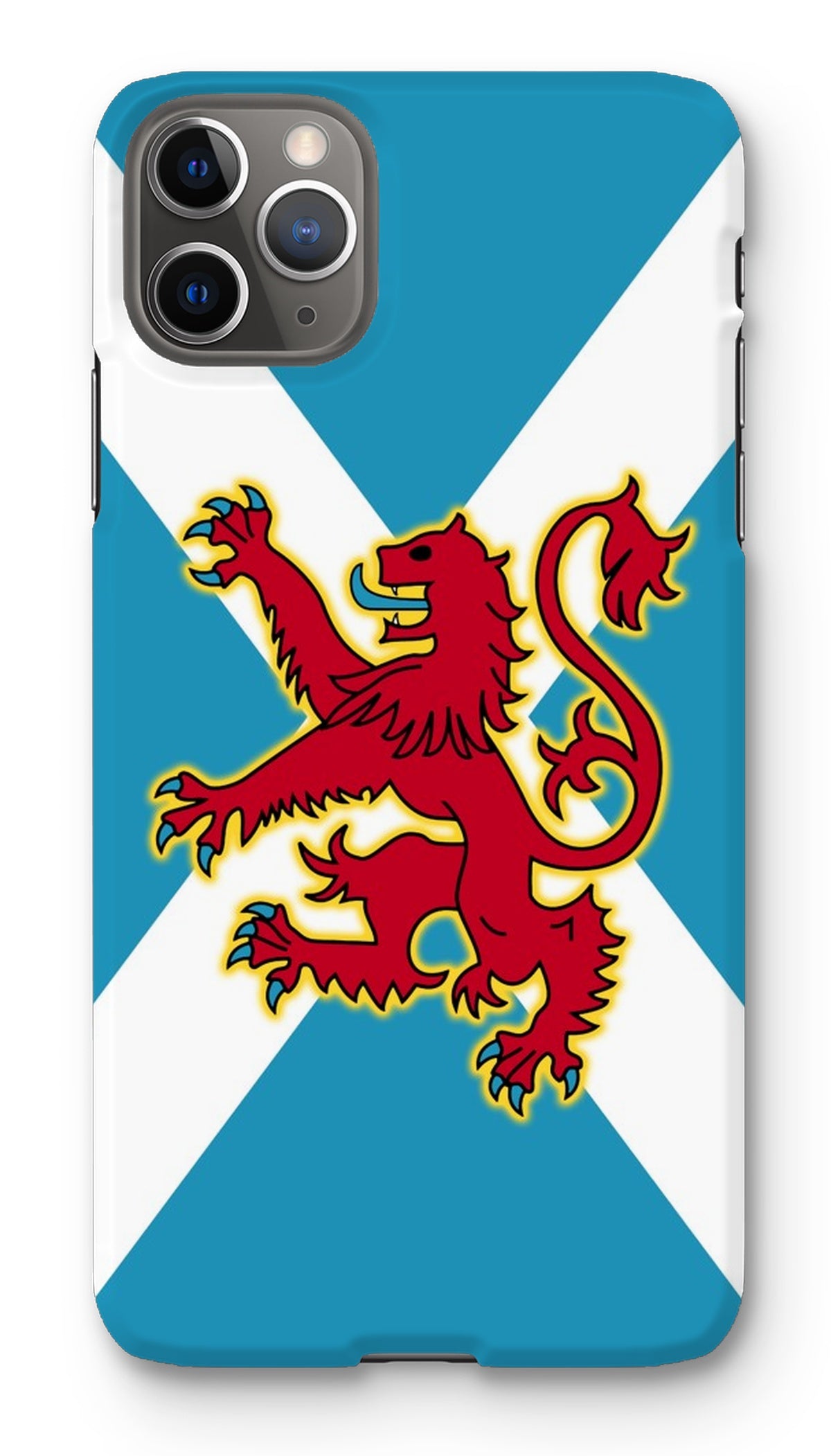 Ancient Azure Scottish Saltire & Lion Rampant ~ Phone Case (collection 2)