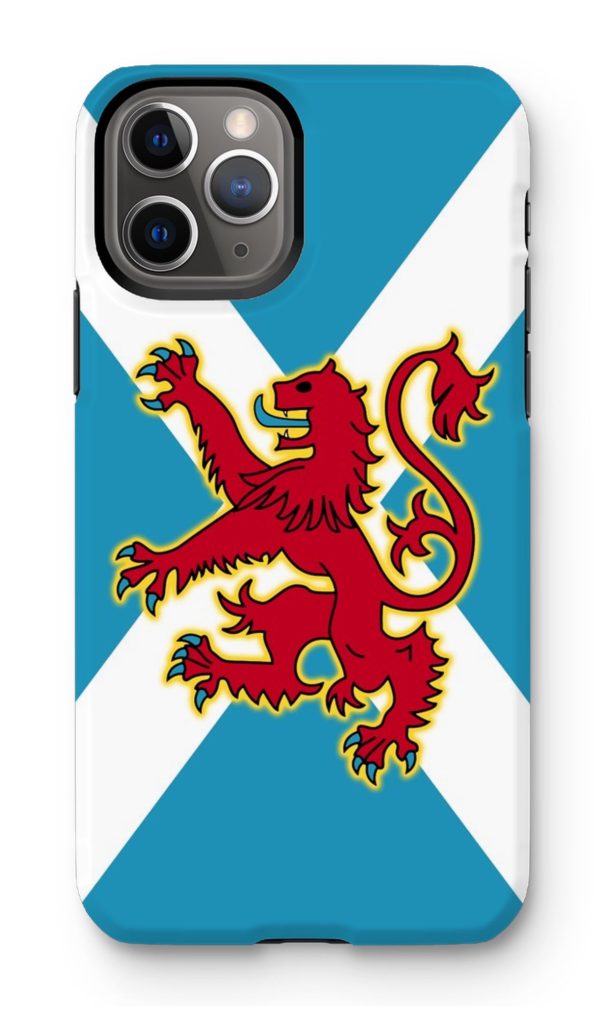 Ancient Azure Scottish Saltire & Lion Rampant ~ Phone Case (collection 2)