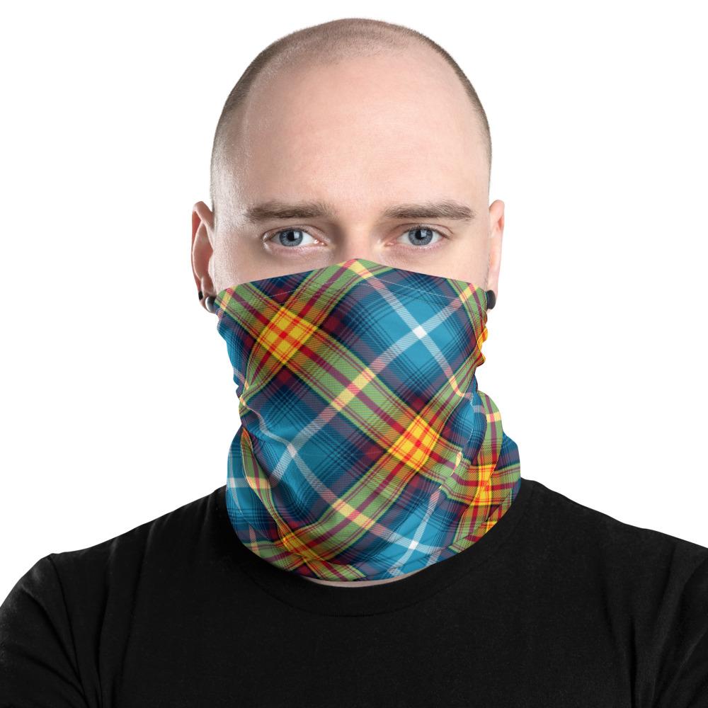 Declaration of Scottish Independence 1320 Tartan Unisex Neck Gaiter - Small Sett 1